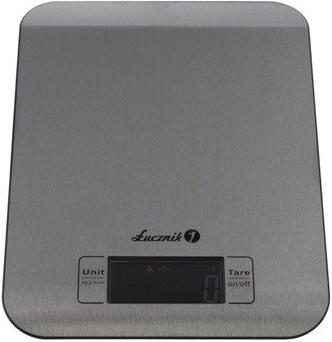 Actual product image Łucznik KS-509 A Stainless Steel Countertop Rectangle Electronic Kitchen Scale