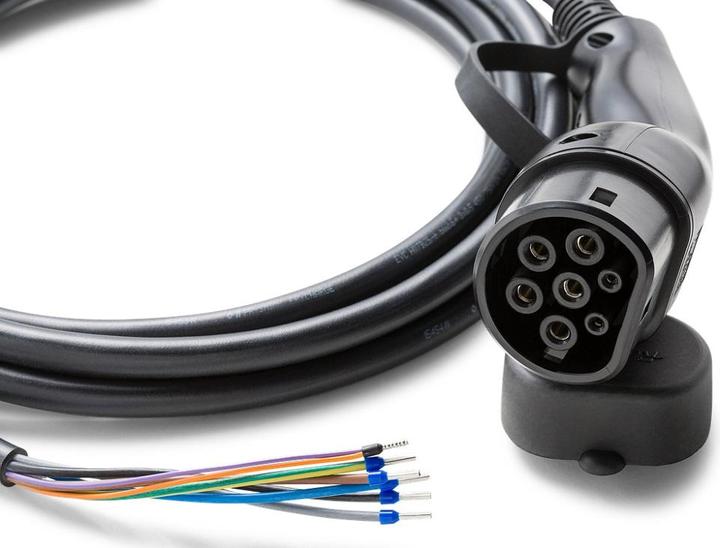 Immagine prodotto Ratio Electric Ersatzladekabel E-line Typ 2 32A/400V 22kW 10m (Cablato fisso, 22 kW, 32 A, 10 m)