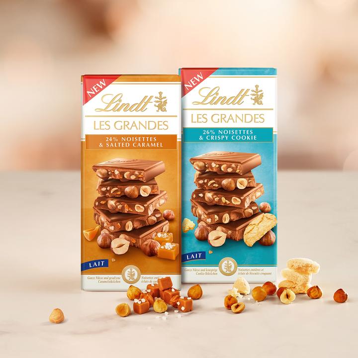 Immagine prodotto Lindt Les Grandes Milch Nuss Salted Caramel (150 g)