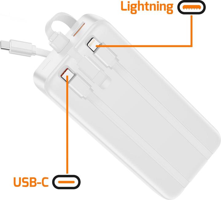 Image du produit Max Excell Powerbank 20000mAh 2xUSB-A/USB-C LCD (20000 mAh, 22 W)