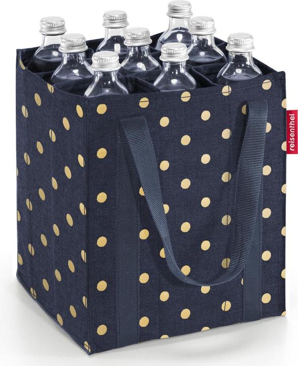 Produktbild reisenthel bottlebag metallic dots blue