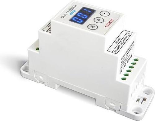 Ltech 4-Kanal Led-Dimmer F?R Hutschiene - Dmx