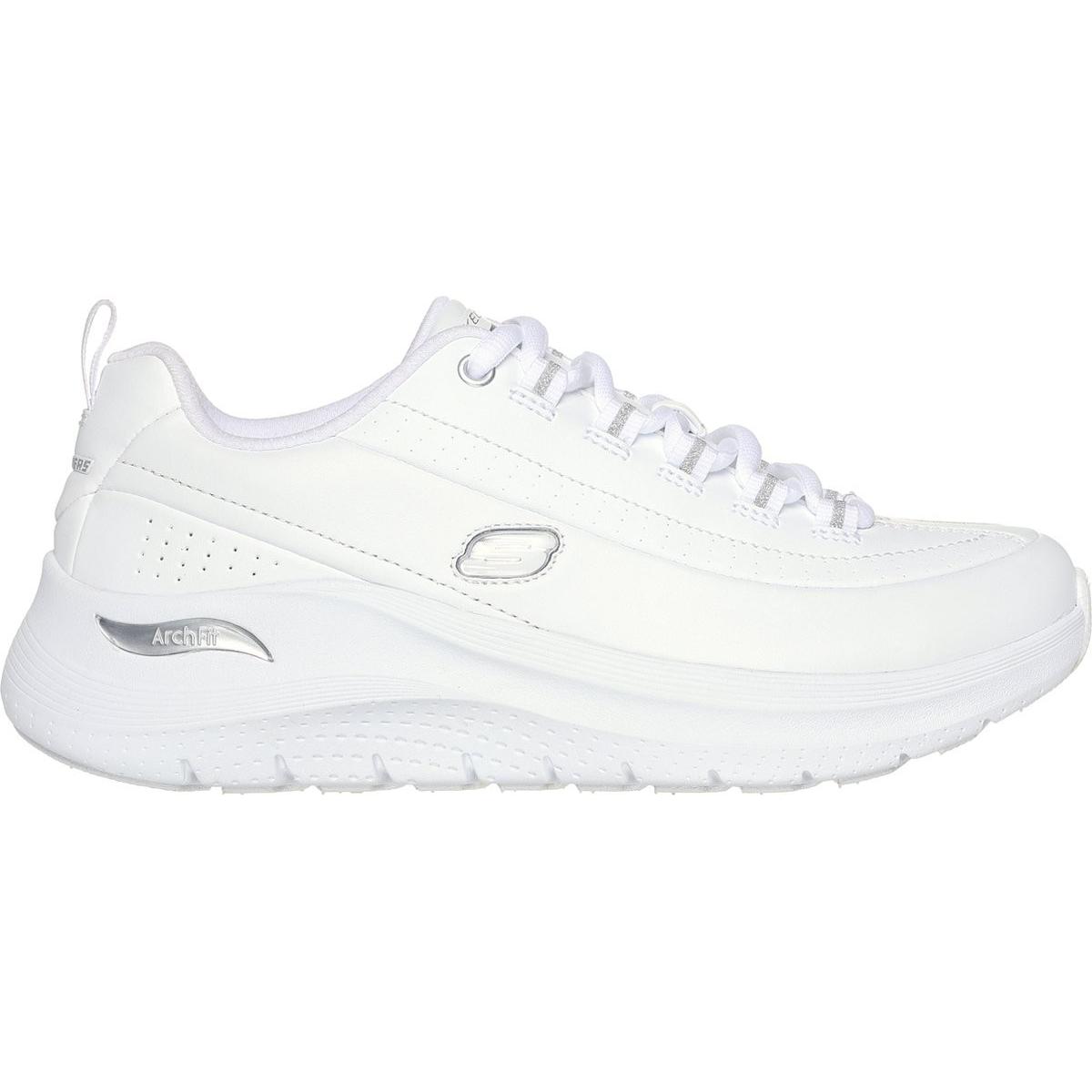 Skechers Donna Bianco Donne, Sneaker, Arch Fit 2.0 - Star Bound, (38)