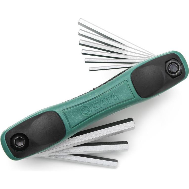 SATA, Sechskantschlüssel, Stiftschlüssel-Satz, 9-teilig, 5/64-1/4"