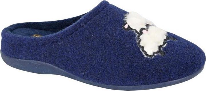 Actual product image Universal Textiles Womens/Ladies Suzie Sheep Memory Foam Slippers (39.5)