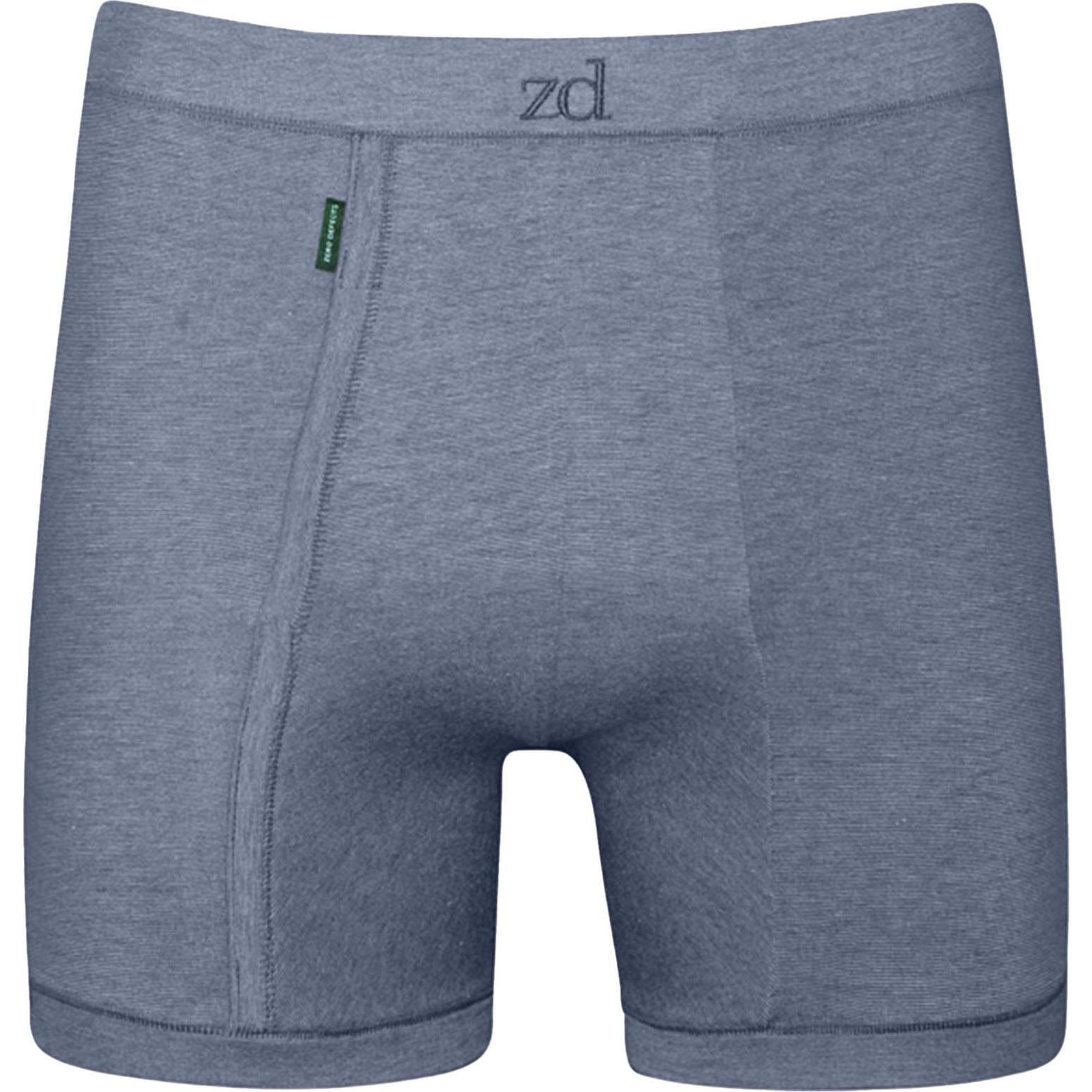 Thumbnail - Zd Zero Defects, Herren, Unterhosen, Boxershort Casual Bequem sitzend, Blau, (L, Einzelpack)