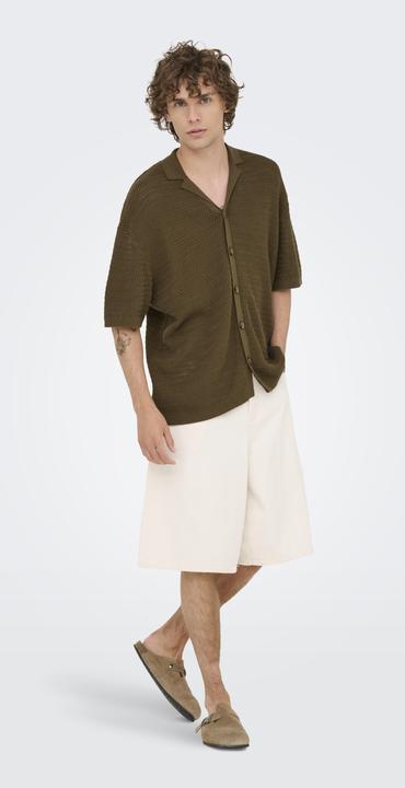 Immagine prodotto Only & Sons ONSTHIAGO Gestricktes Polo-Hemd Polo (S)