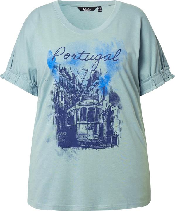 Produktbild Ulla Popken T-Shirt, Portugal, Oversized, Rundhals, Halbarm (58)