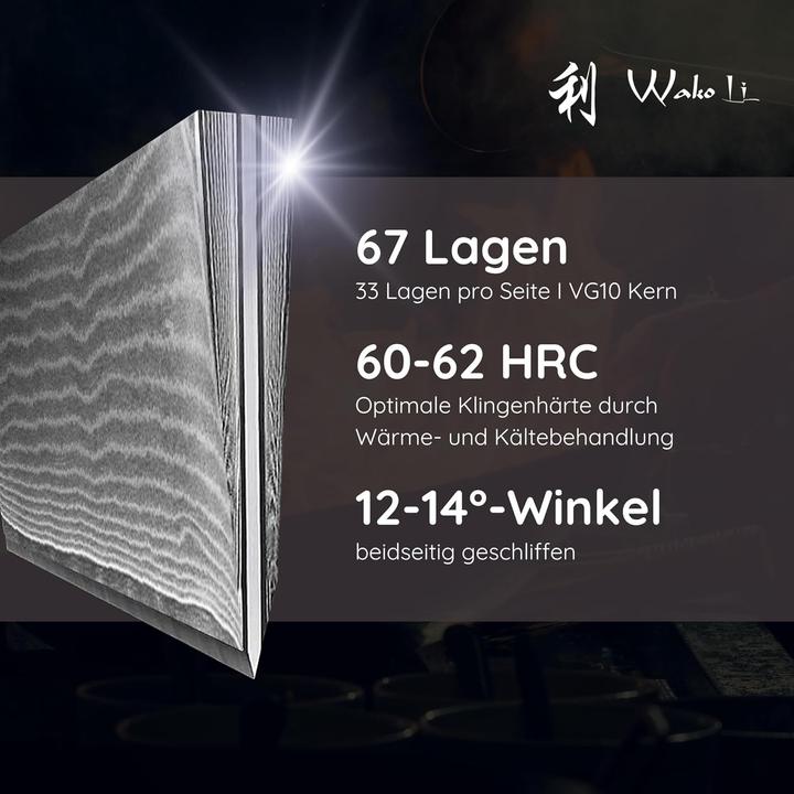 Produktbild Wakoli 4er-Küchenmesserset