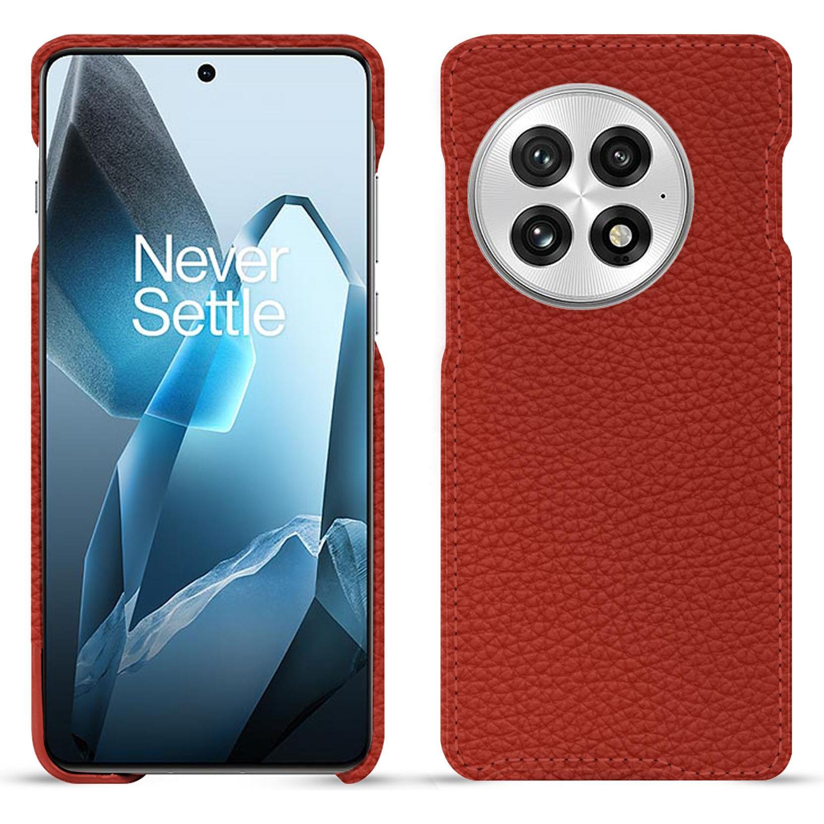 Noreve Lederschutzhülle (OnePlus 13), Smartphone Hülle, Orange
