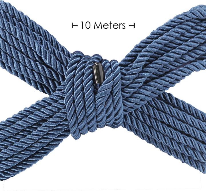 Image du produit Ouch! Corde de bondage en polyester - 10 m - Bleu marine