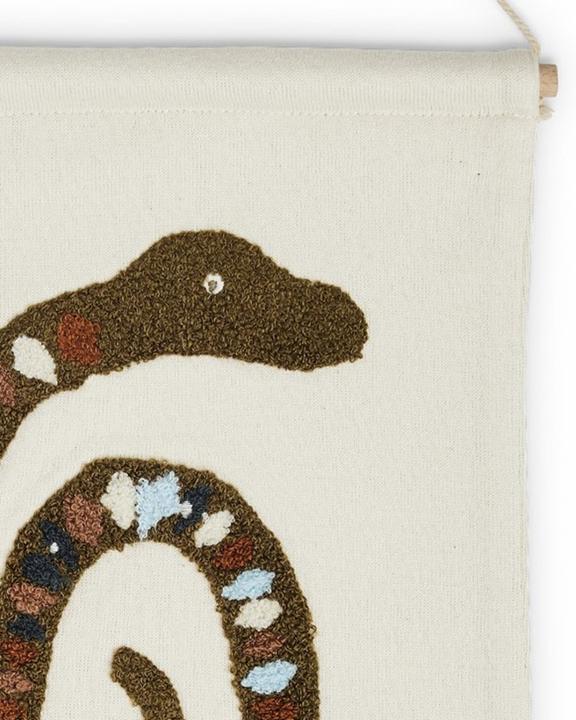 Actual product image Smallstuff - Wall deco - Snake - 37x33 cm (40023-13)
