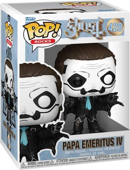 Produktbild Funko Ghost Band POP! Rocks Vinyl Figur Papa Emeritus IV (Bat Outfit) (Glitter) 9 cm