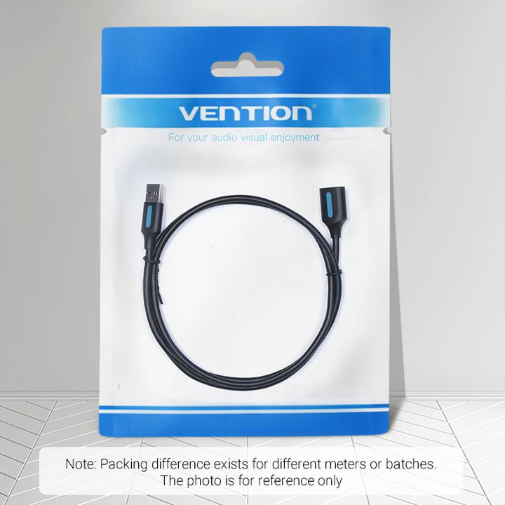 Produktbild Vention USB 3.0 male to female extension cable CBHBI 3m Black PVC (3 m, USB 3.0)