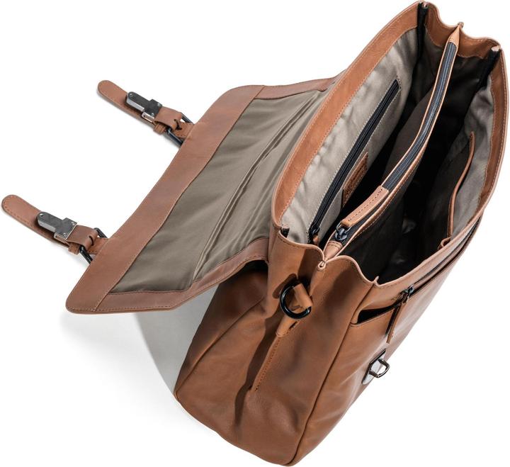 Image du produit Farmhood Porte-documents Nashville XL 2 compartiments cuir 39 cm