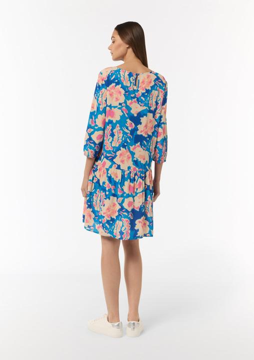 Produktbild Comma Kleid Gemustertes Kleid mit Raffung (38)
