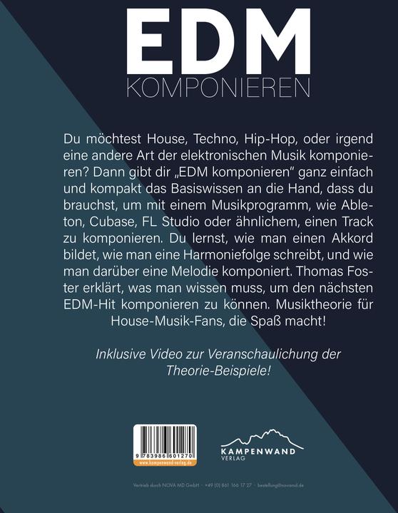 Actual product image EDM komponieren (German, Thomas Foster, 2023)