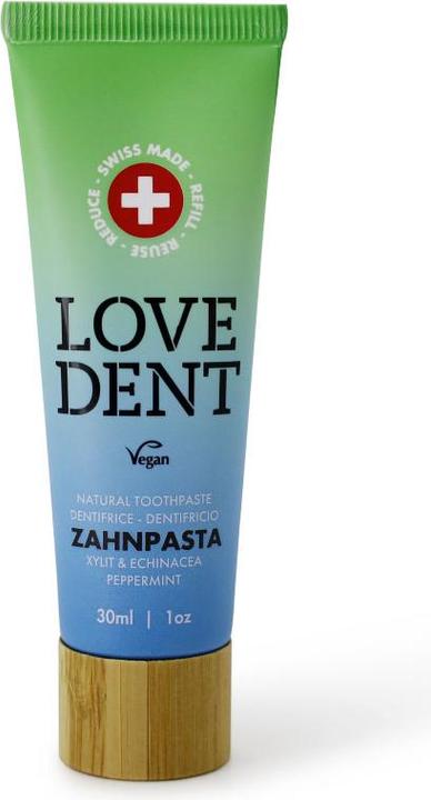 Image du produit ReUseMe LOVE DENT dentifrice sans fluorure à l'échinacée & xylitol (30 ml)
