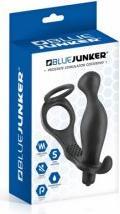 Actual product image Blue Junker Cockring et stimulateur de prostate vibrant