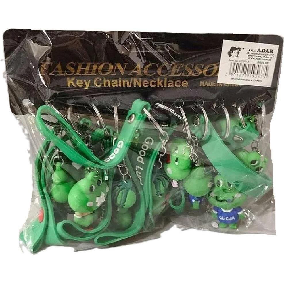 Teka, Portachiavi, Frosch-Schlüsselanhänger mit Anhänger (12 Stück)