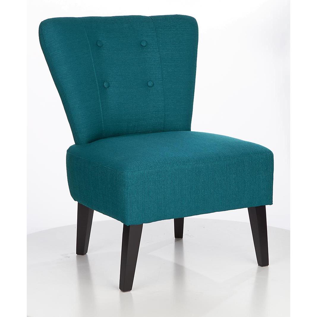 Paperflow, Sessel, Sessel BRIGHTON, Füsse aus Massivholz, blau
