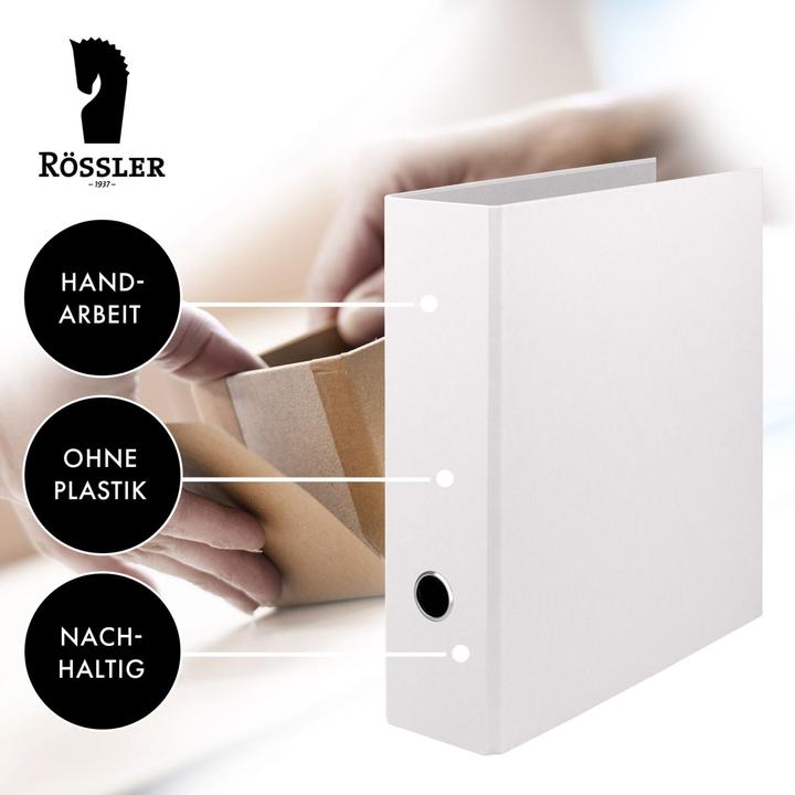 Actual product image Rössler Folder S.O.H.O. White 85 mm, White (A4, 85 mm, 1 pcs.)