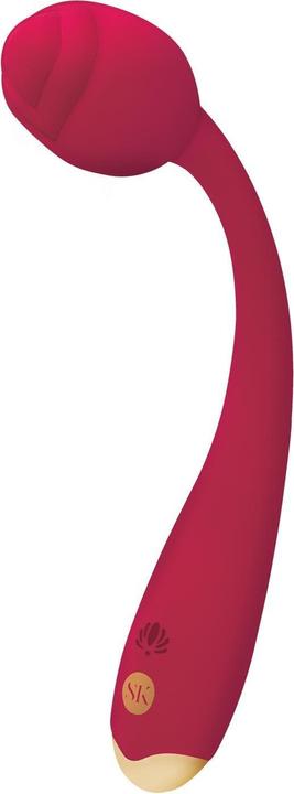 Image du produit Secret Kisses Rosegasm Long Stem Vibrating Rose Vibrator Red Taille unique