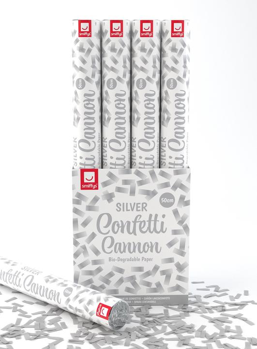Image du produit Smiffys Confetti Shooter - Silver (1 pcs)