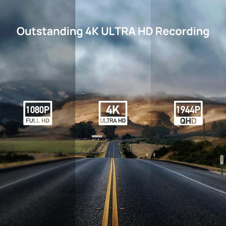 Produktbild 70mai A800S (Eingebaute Anzeige, Akku, Eingebautes Display, Bluetooth, WLAN, GPS-Empfänger, Beschleunigungssensor, UHD 4K)