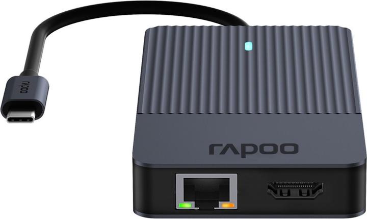 Produktbild Rapoo USB-C Multiport Adapter 10-in (USB-C, 10 Ports)