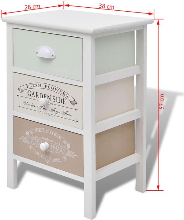 Image du produit vidaXL Lagerschrank (38 x 28 x 57 cm)