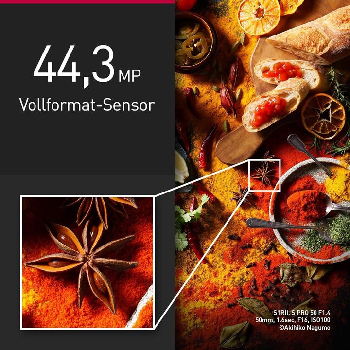 Productafbeelding Panasonic Lumix S1RII (44.30 Mpx, Volledig formaat)
