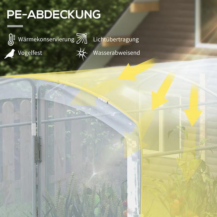 Actual product image Outsunny Tunnel greenhouse