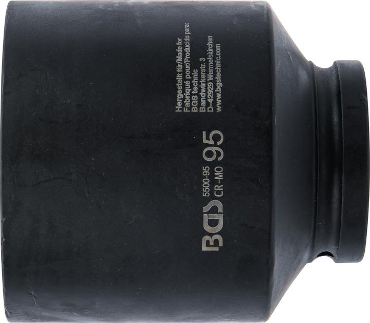 Produktbild BGS Kraft-Steckschlüssel-Einsatz Sechskant, tief Antrieb Innenvierkant 25 mm (1") SW 95 mm (95 mm)