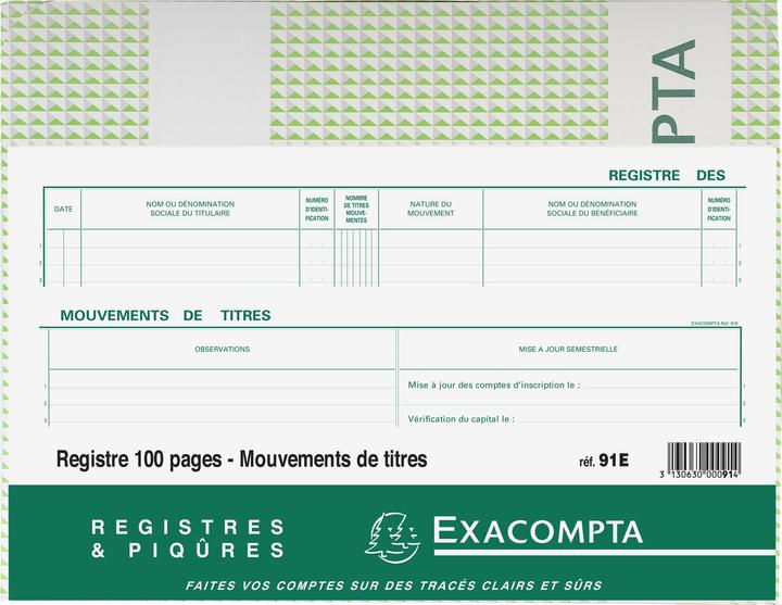 Image du produit Exacompta Livres de comptes (240 x 320 mm)