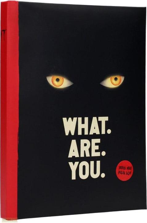 Image du produit SD Toys Es Notizbuch mit Leuchtfunktion What are you (A5, À rayures, Couverture rigide)