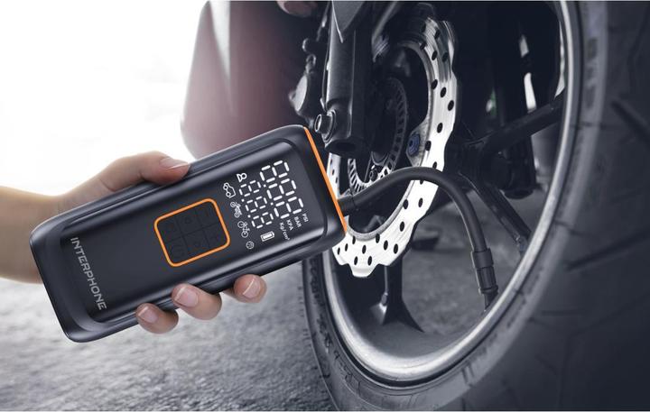 Actual product image Interphone Compresseur d?Air Portable 4000 mAh