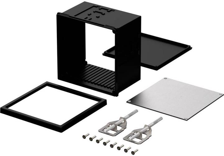 Produktbild Bopla NGS 9606 UNINORM-EINSCHUBGEH. Einbaugehäuse 96 x 96 x 63 Schwarz (RAL 9005) 1 St. (Gehäuse)