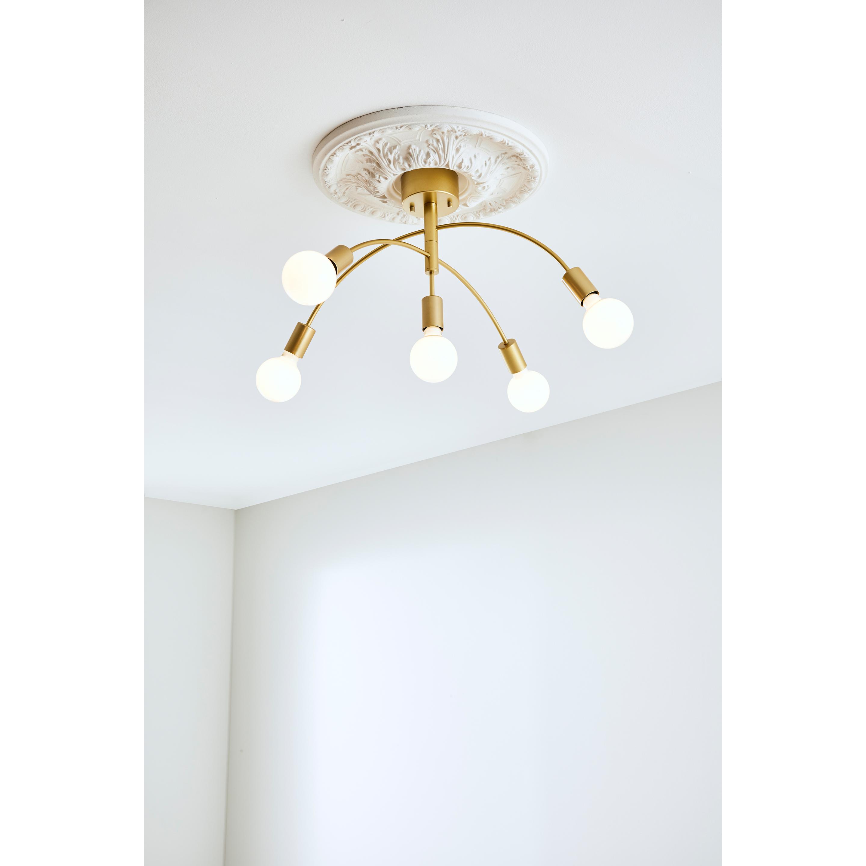 Markslöjd, Applique + Plafoniera, CYGNUS Ceiling 5L Painted Gold