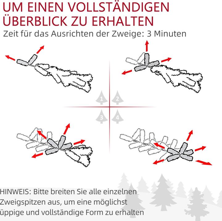 Produktbild Jamb Künstlicher Weihnachtsbaum 2er-Set LED