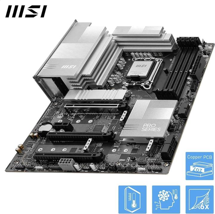 Productafbeelding MSI PRO Z890-P WIFI (LGA 1851, Intel Z890, ATX)