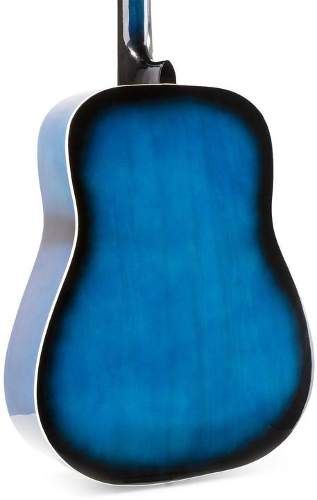 Actual product image Max Music Western Guitar SoloJam Set Blue (Acoustic guitar set, Linden, Rosewood)