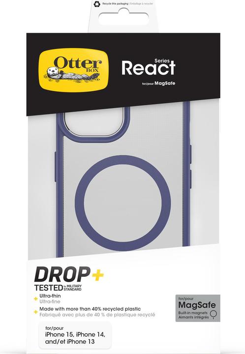 Produktbild OtterBox React mit MagSafe (Apple iPhone 14, Apple iPhone 15, Apple iPhone 13, Apple iPhone 16e)