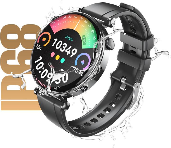 Image du produit xO smartwatch GT4 Mini Amoled noir (33.53 mm)