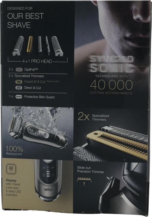 Immagine prodotto Braun Serie 9 9325s + rasoio elettrico di ultima generazione (9325s)