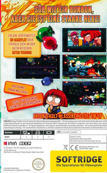 Actual product image ININ Games Cotton Reboot! (Switch, Switch Lite, Switch OLED, DE)