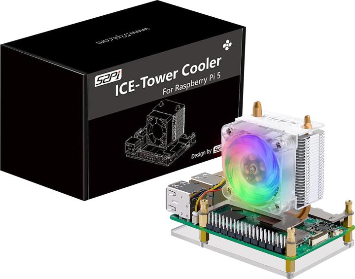 Produktbild Raspberry Pi ICE Tower Fan for Raspberry Pi5- Vertical