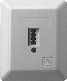 Actual product image Ze-Kom Wall socket TAE-F+N