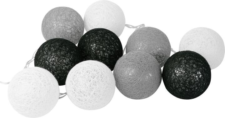Produktbild Cepewa Lichterkette mit 10 Baumwoll-Lampions (3 m)