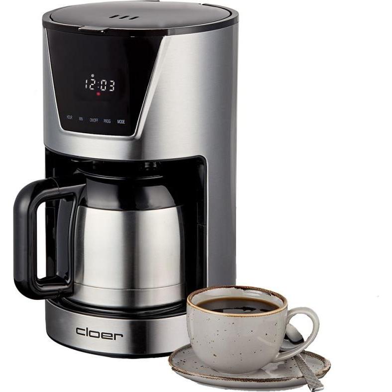Cloer Kaffeeautomat Isok. 5258, Filterkaffeemaschine, Schwarz